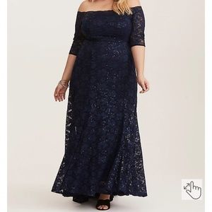 New w/ tags! TORRID Special Occasion Navy Dress Size 22!